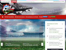 Tablet Screenshot of gentepasionyfutbol.com.co